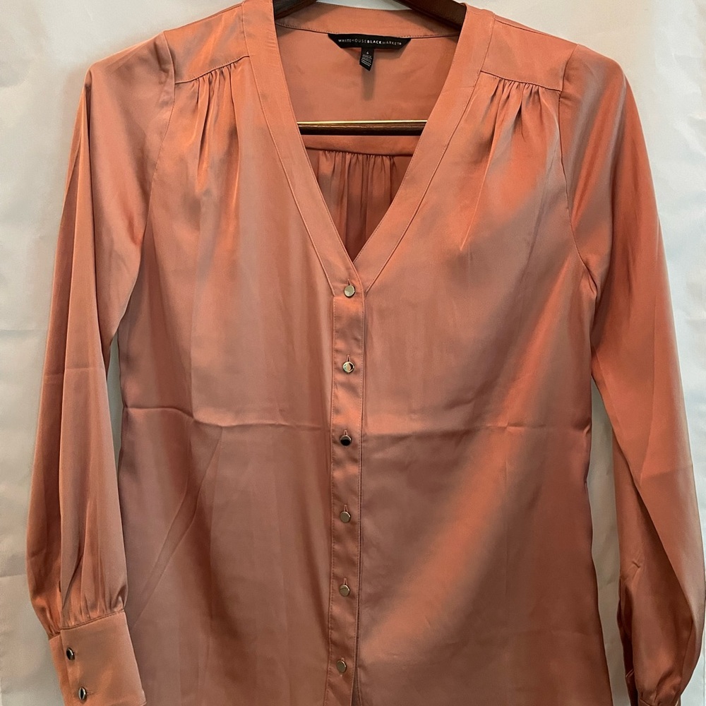 WHBM Silk Blouse